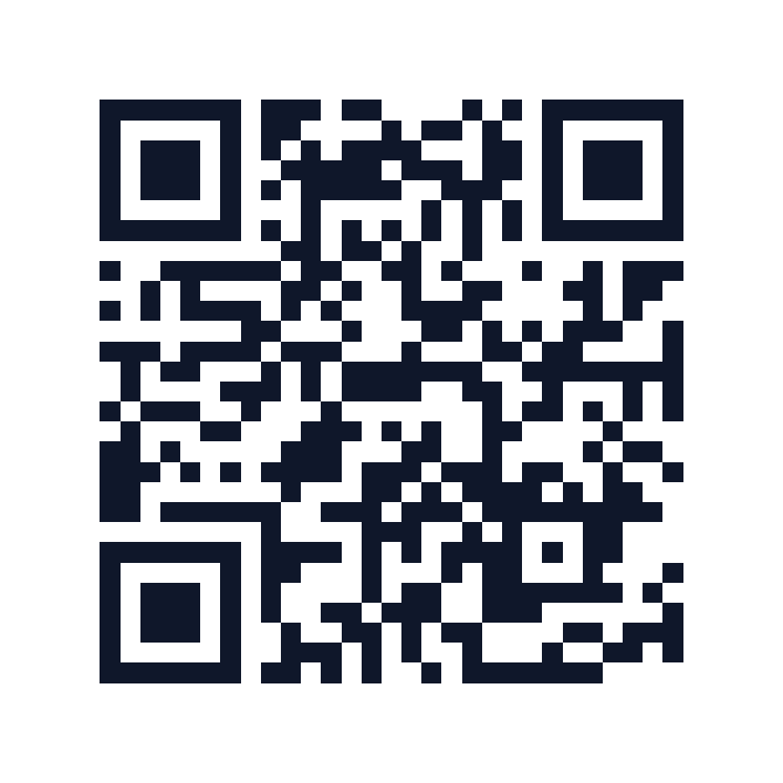 QR code para descarregar o Bora App — abre a App Store no iPhone e a Google Play no Android